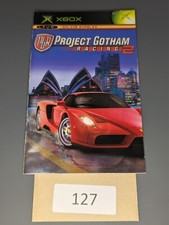 Project Gotham Racing 2 Microsoft Xbox, 2003 MANUAL ONLY