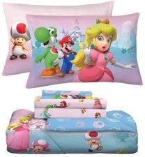 Super Mario "Royal Peach" Kids Bed Set-W10891135754, AB0CHMZQV8R2, AB0CZBYNS162