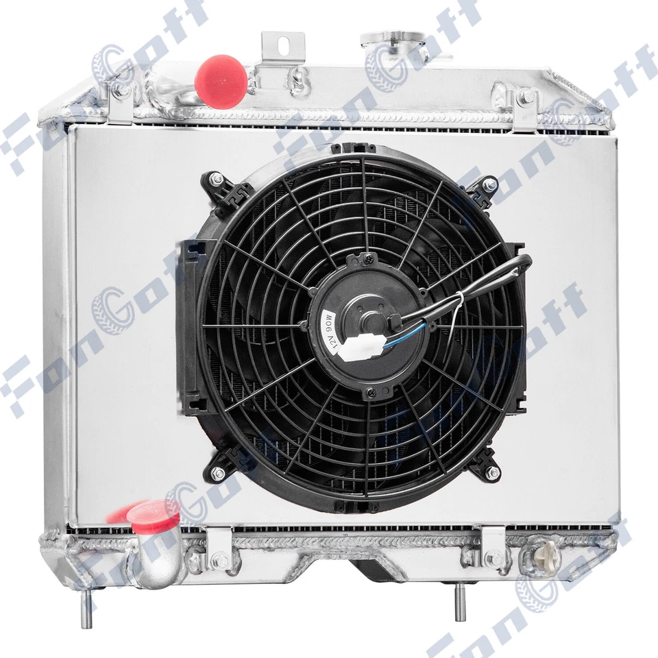 3 Row Radiator Shroud Fan For 1941-1952 1946 Jeep Willys MB/CJ-2A/M38/Ford GPW - Изображение 3 из 4