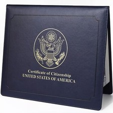 US Citizenship Certificate Holder|US Citizenship Gifts|Naturalization Certificat