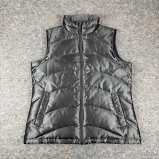 Lands End Quilted Down Puffer Vest Womens Small S