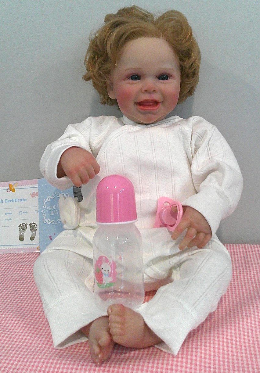 NWOT Gorgeous Lifelike, Reborn Vinyl & Cloth Baby Doll by Arcello