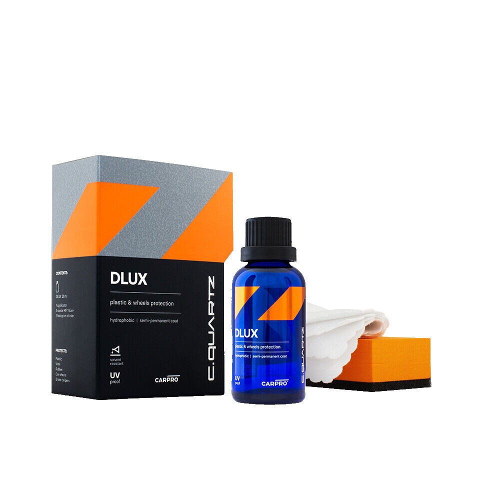 Carpro Cquartz DLUX Plastic & Alloy Wheel Sealant Coating Kit 30ml, Hydrophobic