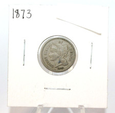 1873 3 Cent Nickel Coin 083WEJ