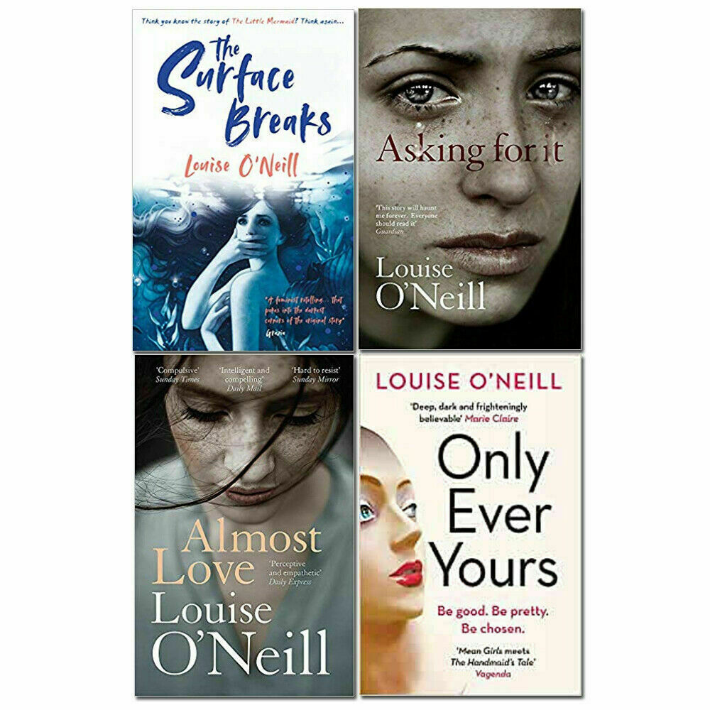 Louise O'Neill Collection 4 Books Set Almost Love, Asking For It Only Ever Yours