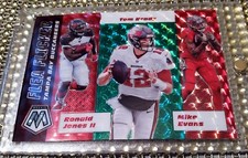 2020 Mosaic Tom Brady FLEA FLICKER  GREEN💚w/Ronald Jones II & Mike Evans #13 