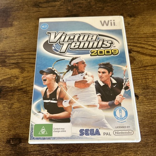 Jeu Wii Virtua Tennis 2009 – Complet, Bon état (PAL, Français)