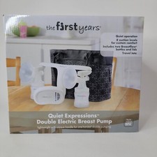 The First Years Quiet Expressions, Double Electric Breast Pump NEW