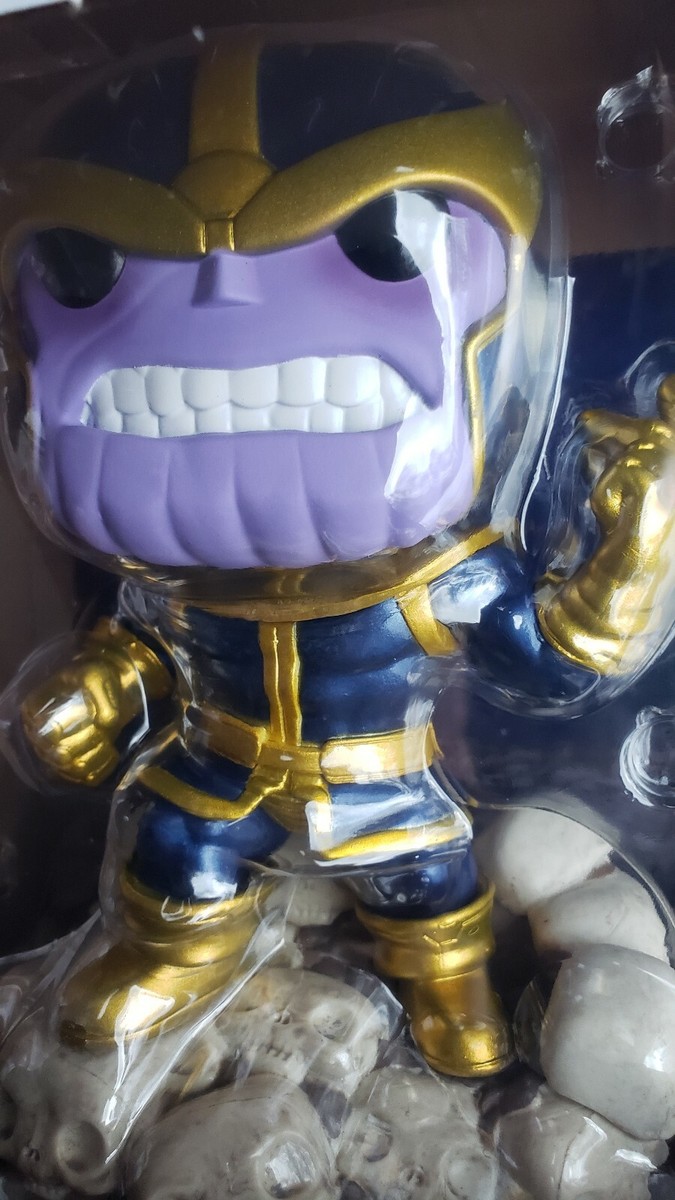 Figurine Pop Marvel Thanos Snap - Vinyle, 15,2 Cm, édition Limitée, Posé Sur Des Crânes, Licence Officielle Funko - 14