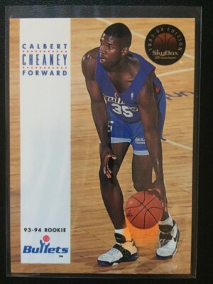 Calbert Cheaney NBA SkyBox Sky Box 1993-94 Rookie RC Card Basketball