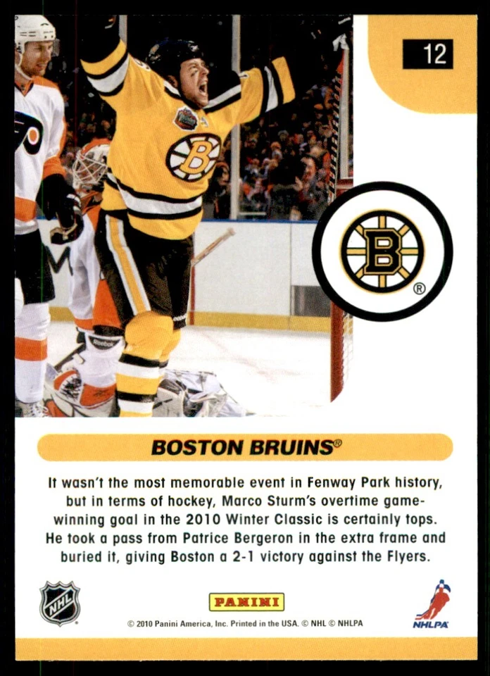 2010-11 Score Marco Sturm #12 - Image 2 of 2