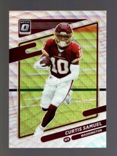 2021 OPTIC PREMIUM BOX SET WAVE PRIZM #2 CURTIS SAMUEL /299 W/LINE QTY