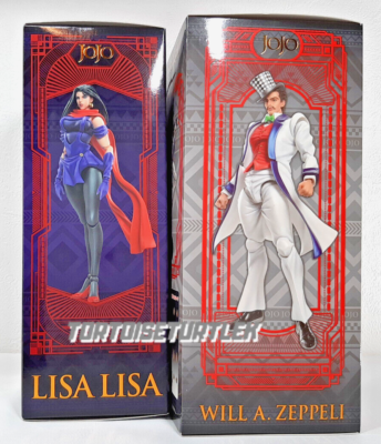 【非売品】IZAMフィギア JOJO Part 1 SAS Will Anthonio Zeppeli Part 2 Lisa Lisa Set Medicos