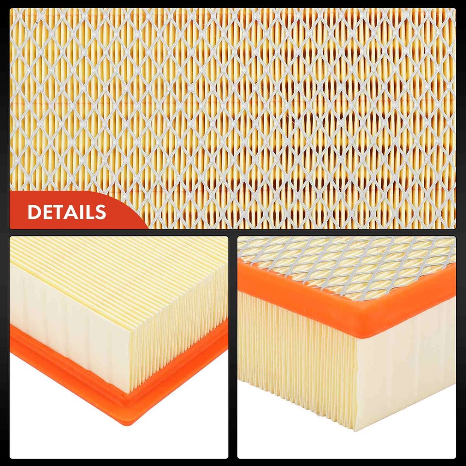 2PCS Engine Air Filter for Ford F-250 F350 F550 Super Duty 99-01 ...