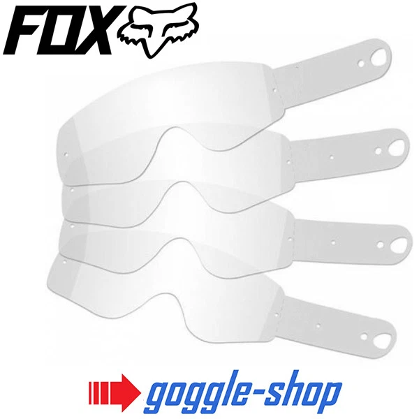 GOGGLE-SHOP MOTOCROSS GOGGLE TEAR-OFFS to fit FOX VUE / MAIN / AIR SPACE