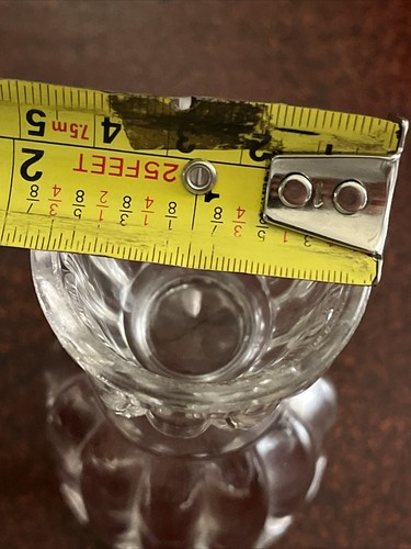 Antique Flint Glass Double Egg Cup in Sexton Flute Pattern - Picture 6 of 9