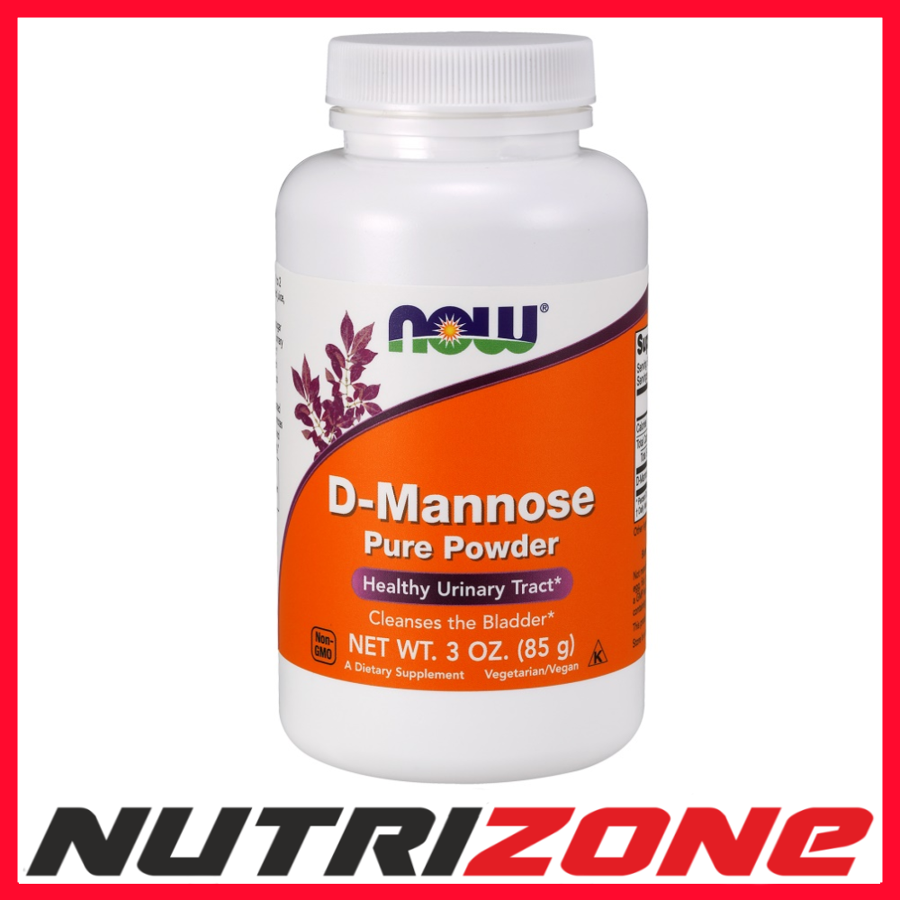 Now Foods D-Mannose, Urinary Tract Health, Pure Powder - 85 grams