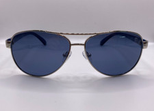 Timberland TBPOL03 10V Silver Polarized Aviator Sunglasses Frame 59-13-130