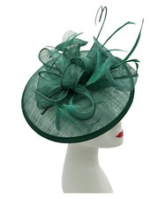 Fascinator New Women's Large Headband Clip Hat Weddings Ladies Races Royal Ascot