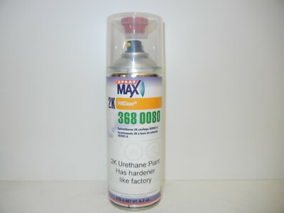 Spray Max 2K High Gloss Urethane touch up paint code WA8555 Black for GM