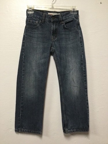 Levi Strauss 505 Boys Denim Jeans Size 8 Regular 24 X 22 Blue 207