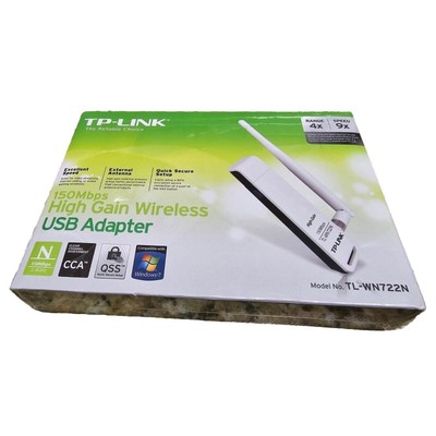 TP-LINK 150Mbps High Gain Wireless USB Adapter TL-WN722N USB 2.0