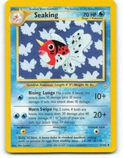 POKEMON CARD SEAKING 37/64 NO 119 GOLDFISH POKEMON TCG CCG