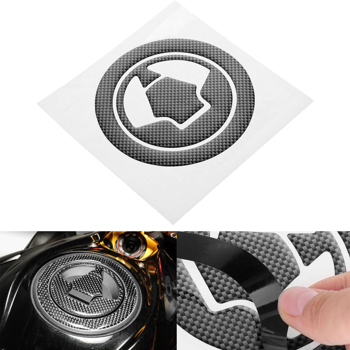 1Pc Oil Gas Fuel Tank Pad Protector Sticker for Kawasaki Z750