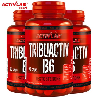 Tribuactiv B6 Supplement - Testosterone Booster Tribulus Terrestris ZMA Anabolic