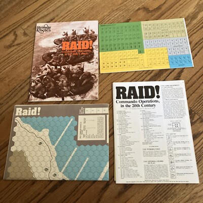 SPI RAID! (UNPUNCHED COMPLETE) Commando Operations, in the 20th Century Vintage