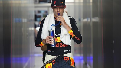 RED BULL RACING F1 TUMBLER BOTTLE CHECO VERSTAPPEN LAWSON TSUNODA