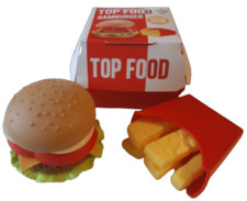 Play Food Burger With Box  Fries New