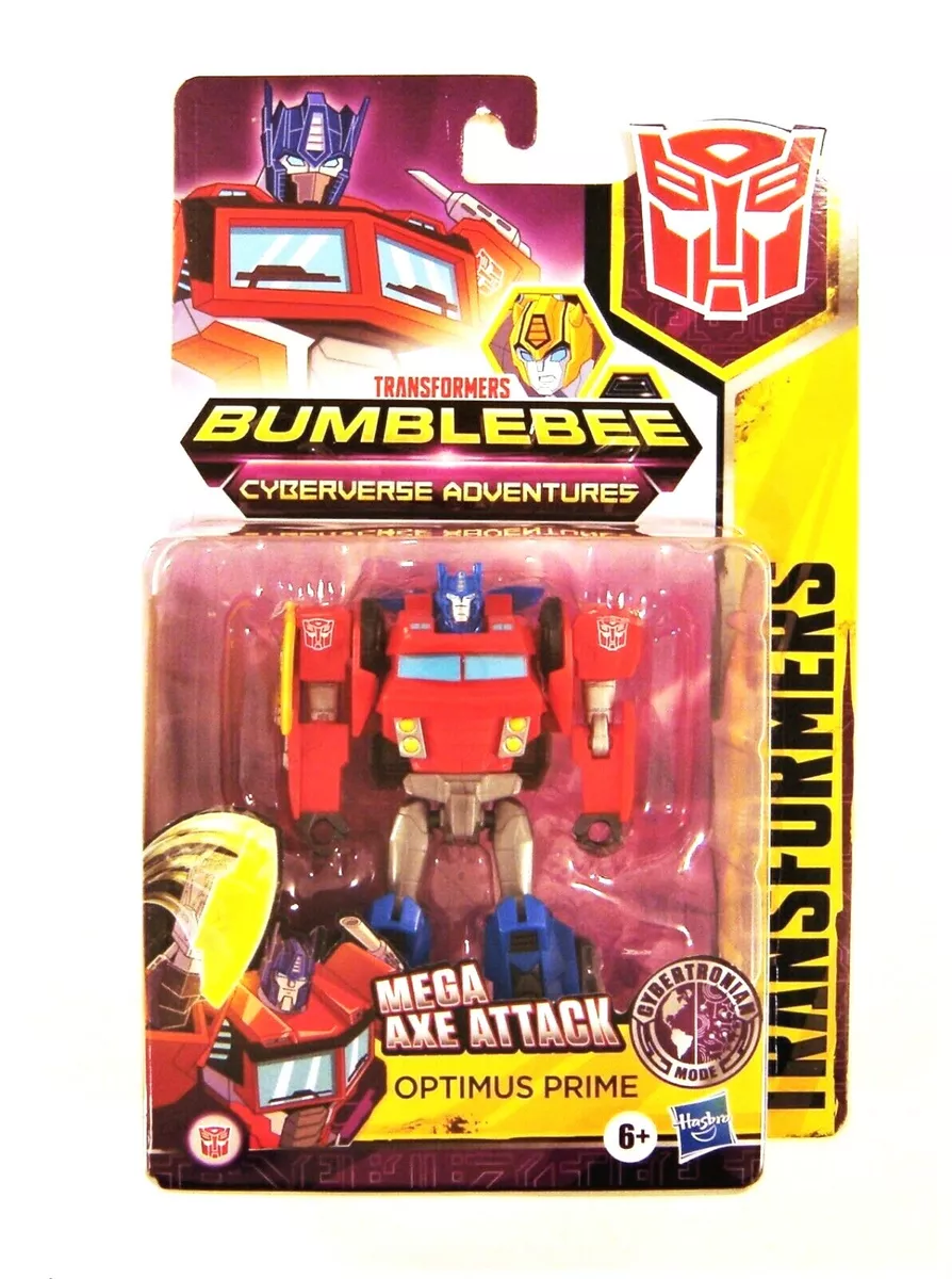 Transformers Bumblebee Cyberverse Adventures Warrior Optimus Prime Figure 