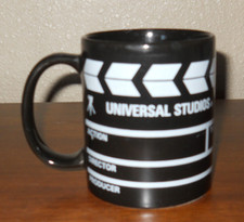 Coffee Mug Universal Studios Black White Clapper Hollywood