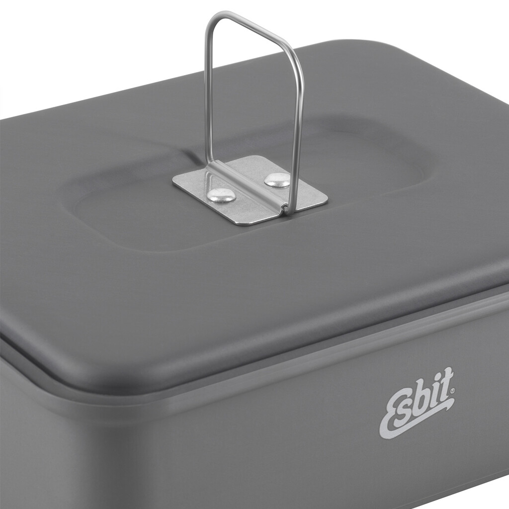 Esbit Solid Fuel Stove Cookset Windscreen w/1100ml Pot, Handles u0026amp; Lid  E-CS1100HA | eBay