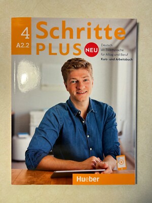 Schritte Plus Neu 4, level A2.2; ISBN 978-3-19-601083-1