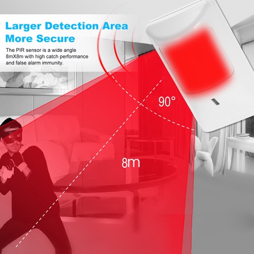 Anti-Pet PIR Motion Sensor Wired Alarm Dual Infrared Detector Pet Immune Q5K7 - Picture 7 of 12