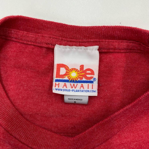 Camiseta Gráfica Dole para Hombre Plantación de Calzoncillo Rojo Vieja Escuela Wahian Hawaii S - Imagen 8 de 9