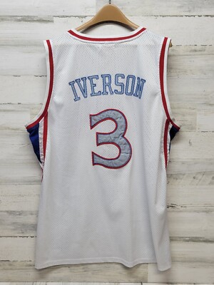 Philadelphia 76ers Allen Iverson Mitchell & Ness 96 97 Rookie
