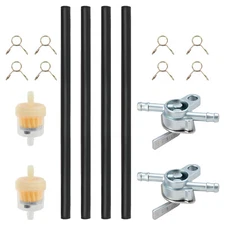 1/4" Inline Gas Fuel Shut Off Valve Switch Petcock 50cc 70cc 90cc 110cc