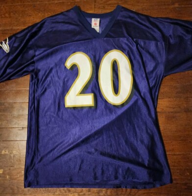 Baltimore Ravens Ed Reed NFL Players Purple Jersey Men's Sz XL