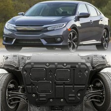 For Honda Civic 2017-2019 Under Engine Splash Guards Front Engine Mud Flaps For Honda Civic 2017-2019 Under Engine Splash Guards Front Engine Mud Flaps