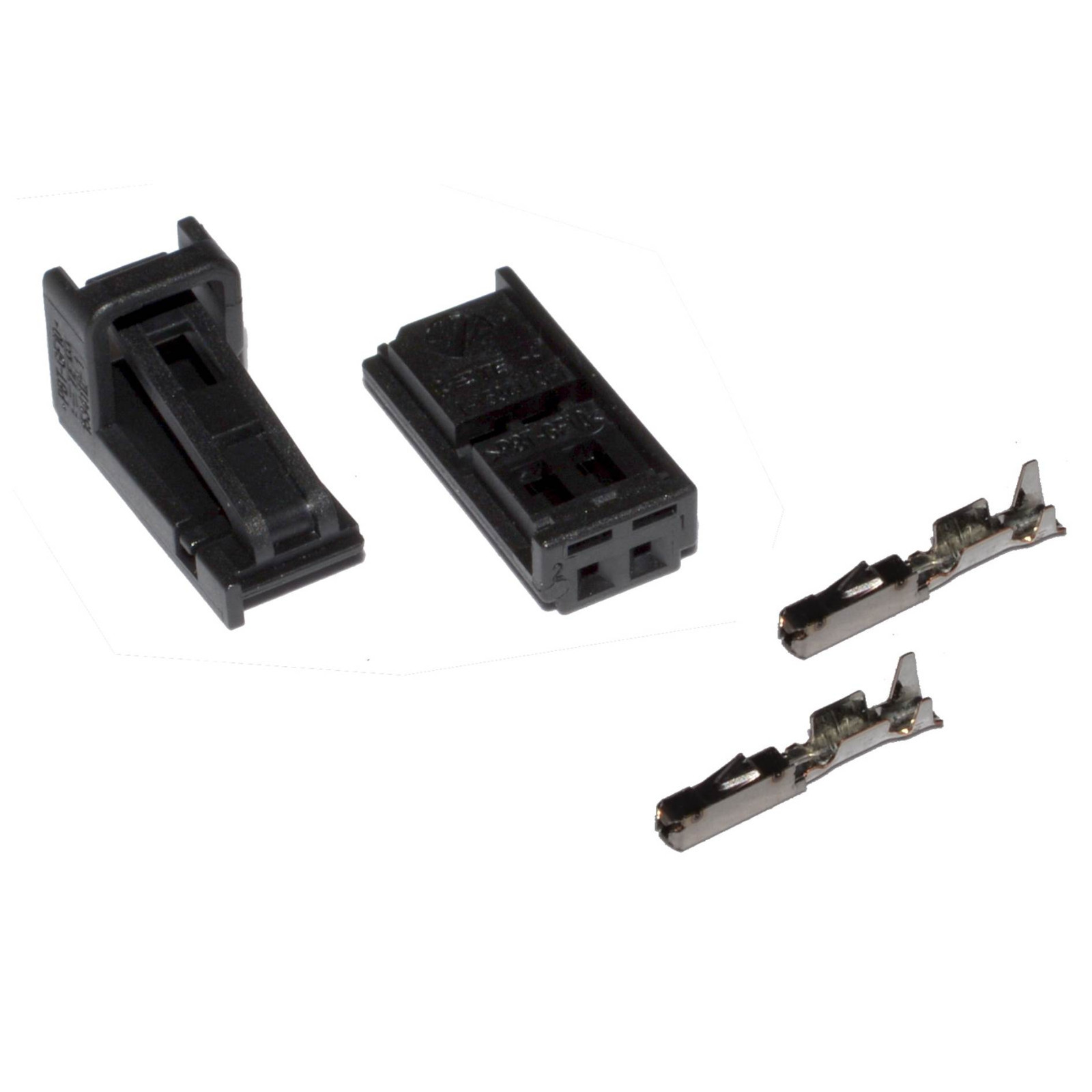 Enchufe 2 pines kit de reparación para VW 4B0971832 Skoda Seat Audi hembra crimpado
