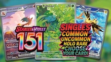 S&V: 151 Pokémon TCG Singles – Common, Holo Rare & EX's – Choose Your Card! NM