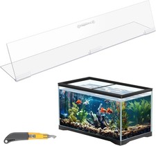 Aquarium Cover Polycarbonate 15.37 x 7.63 Inch for 5 Gallon Fish Tank Lid