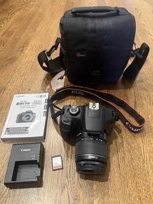 Canon EOS Rebel T6 18.0MP Digital SLR DSLR Camera W/ Battery, Charger, Case, SD
