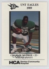 1989 McDag North Texas Eagles Charles Monroe #11 0q3