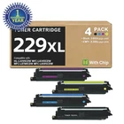 4PK TN229XL TN229 Toner Cartridge For Brother MFC-L3780CDW L3720CDW HL-L3220CDW