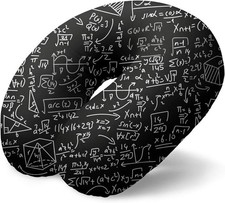 I-TOTAL® Poduszka podróżna Poduszka na szyję Miękka do podparcia szyi Matematyka