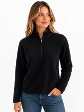 Patagonia Capilene Fleece Pullover Black USA Made Women’s Small Vintage 1990’s